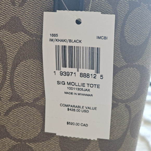 Coach Signature Tote & Wallet NEW!! - Picture 5 of 7